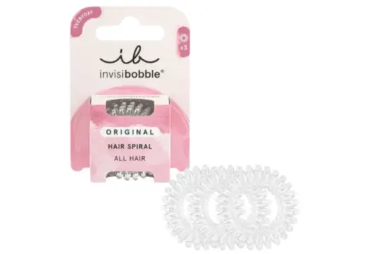 Invisibobble Original Hair Spiral Crystal Clear 3uds